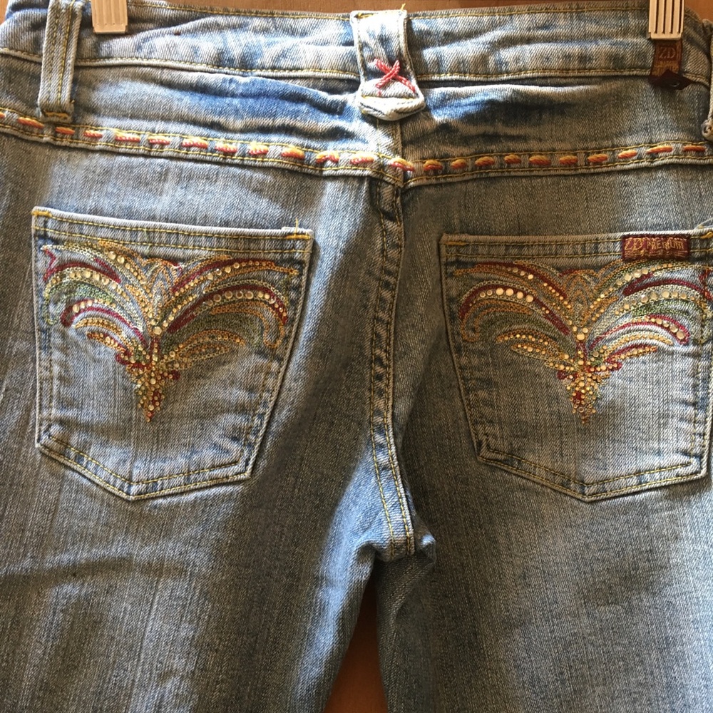 Jeweled Denim Jeans